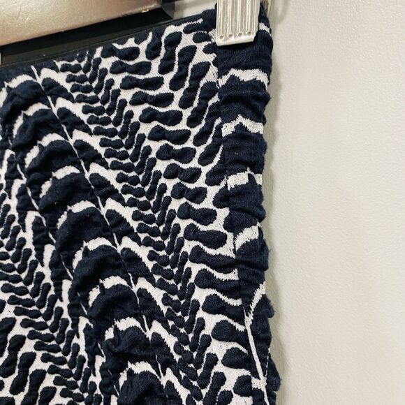 ZARA S Trafaluc Jacquard Skater Texture Pull On Geo Mini Skirt Black Stretch Y2K - Picture 3 of 10